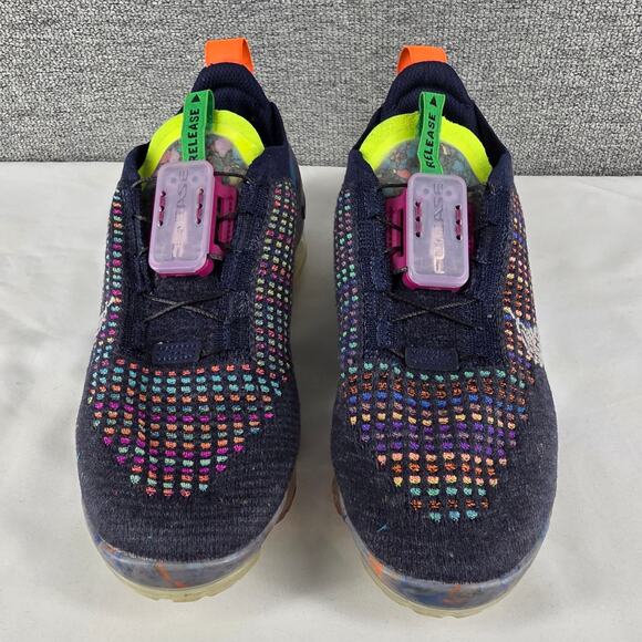 NIKE AIR VAPORMAX 2020 FLYKNIT WOMEN’S SIZE 6.5 DEEP ROYAL BLUE MULTI-COLOR - Picture 3 of 13